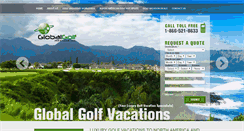 Desktop Screenshot of globalgolfvacations.com
